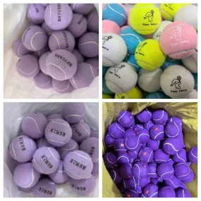bedrukte tennisballen als relatiegeschenk