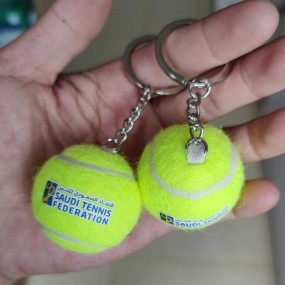 Tennisbal promotieartikel met logo