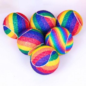 Bedrukte tennisballen