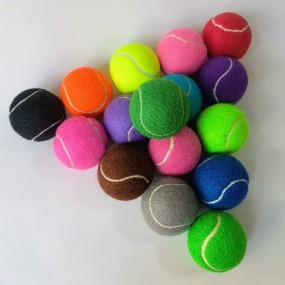 Bedrukte tennisballen