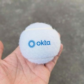Witte tennisballen met logo bedrukken | Gepersonaliseer...